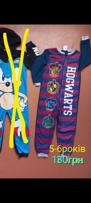 Піжама. Ромпер. Чоловічок. 5-6 років всеПо 120грн