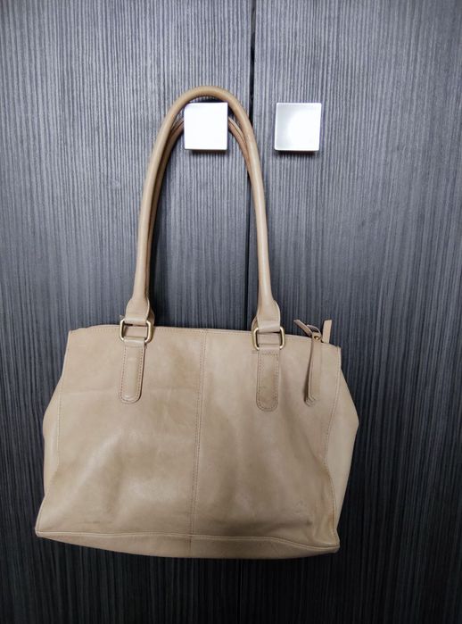 Шкіряна фірмова сумка