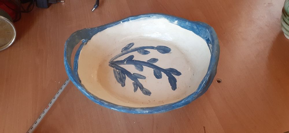 Taca ceramiczna ręcznie robiona