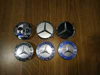 TODOS os Centros de jantes Mercedes Benz 75mm ou 60mm & Simbolo capô 5