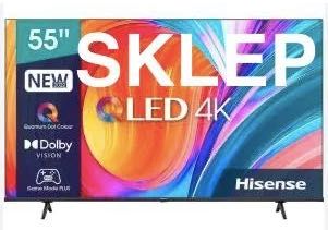 QLED Hisense 55E78HQ 55" 4K Dolby Vision HDR VIDAA U 4.0 Smart TV