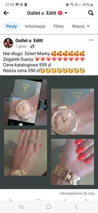 Zegarek  Guess  zloty