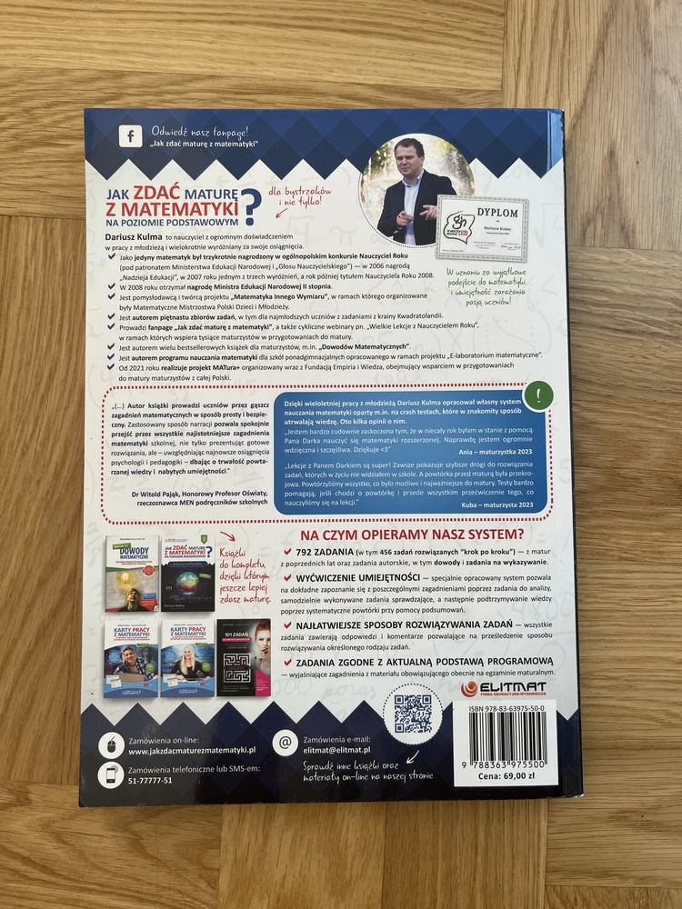 Jak zdac maturę rozszerzoną z matematyki dariusz kulma