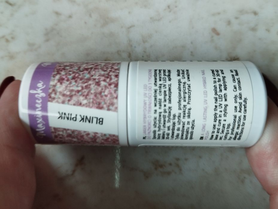 Lakier do paznokci hybrydowy brush up by maxineczka blink pink