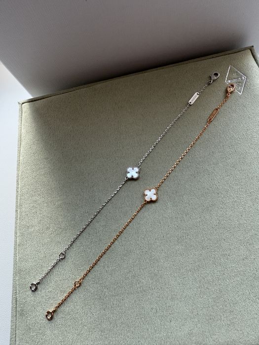 Браслет в стиле Van Cleef ван клиф мини клевер