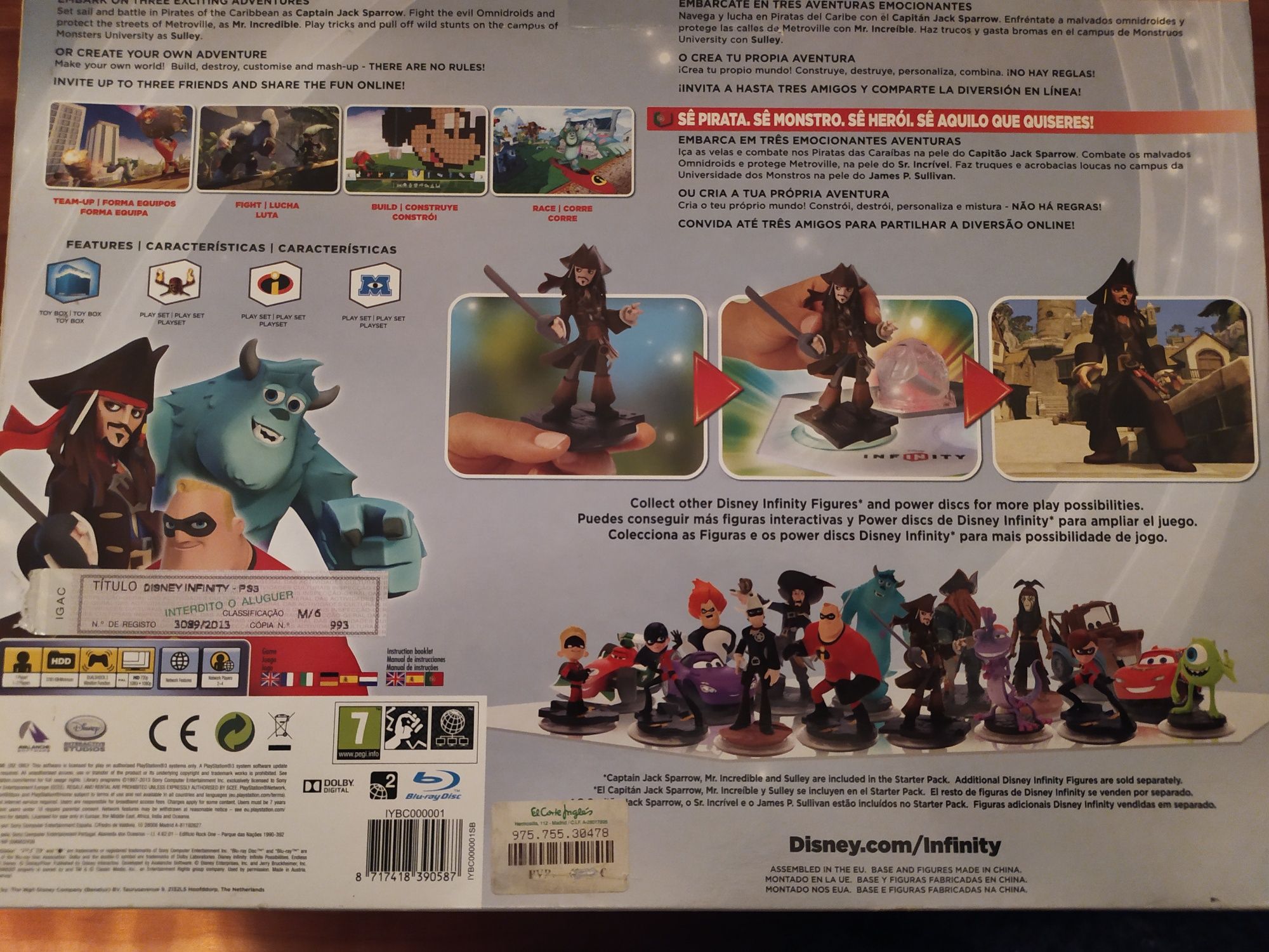 Jogo Disney Infinity  PS3 como novo