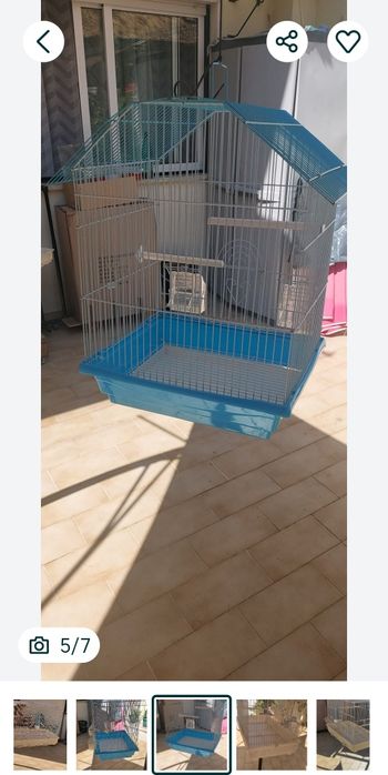 Gaiolas de vários tamanhos