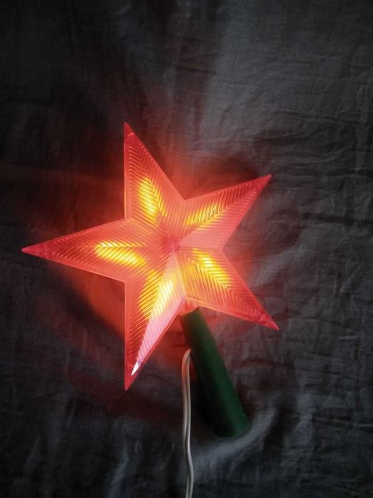 Електрогірлянда "Астероїд" Укркабель Київ Зірка Перемикач 1986 р СРСР