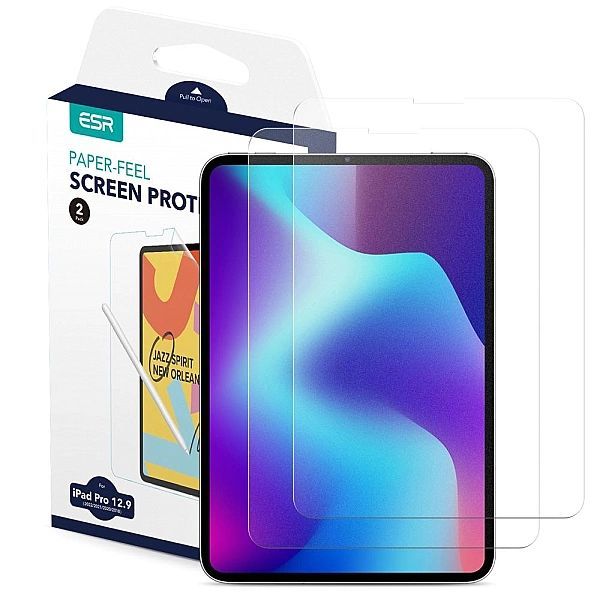 2x Folia Ochronna Esr Paper Feel do iPad Pro 12.9/2020 / 2021 / 2022
