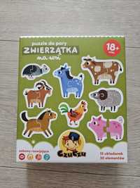 CzuCzu, puzzle do pary, zwierzątka na wsi