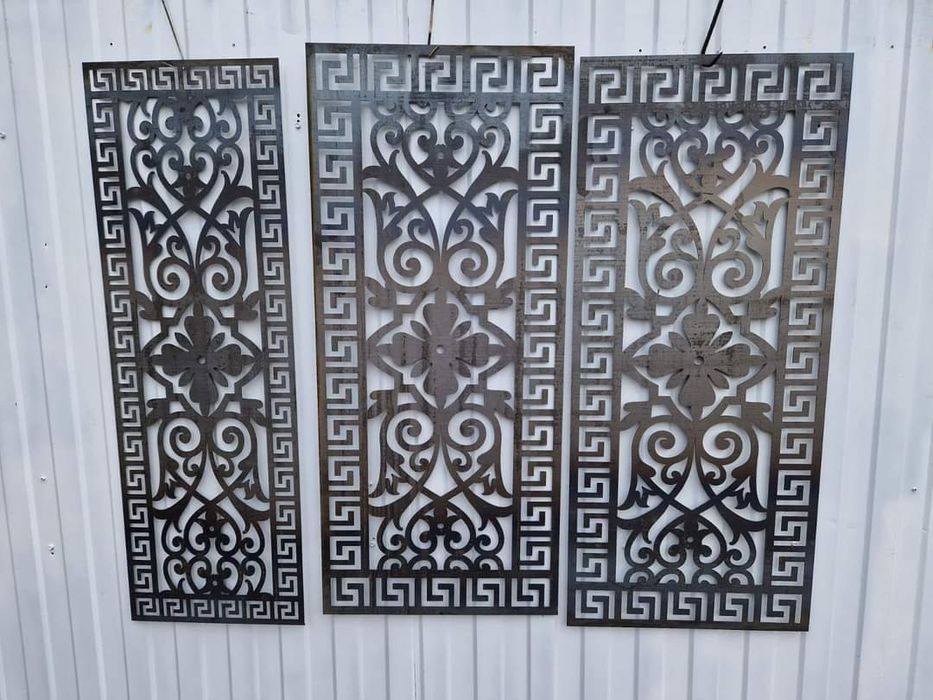 Лазерна різка металу Металеві Вставки Ворота Жалюзі Паркан Ранчо Ковка