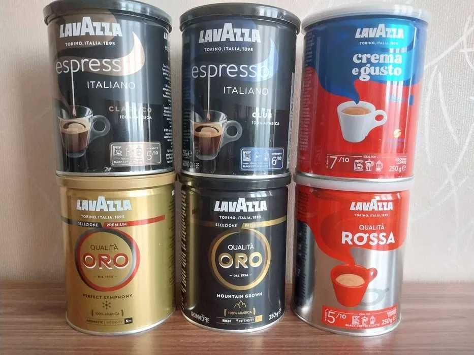 Кофе Кава Lavazza Kimbo в зернах мелена молотый Розчинна кава