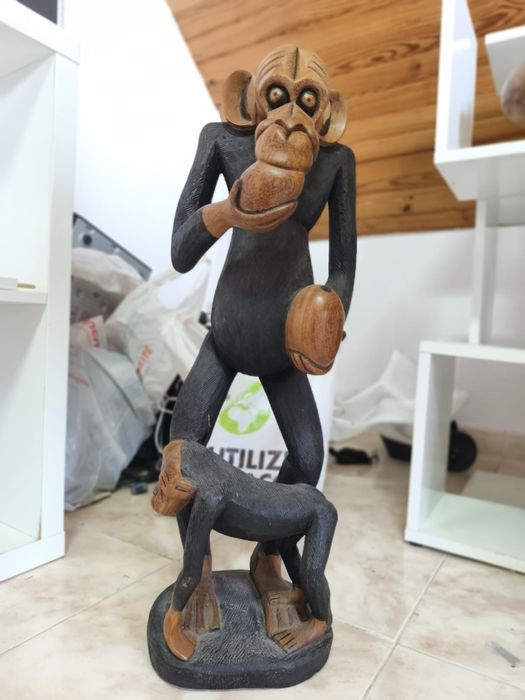 Vendo peça de decoração em madeira