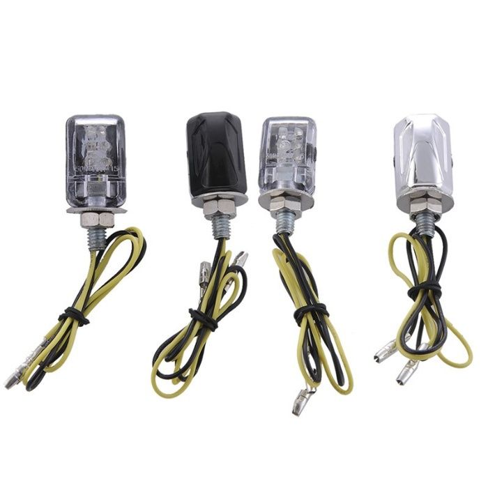 Piscas Led Super pequenos Mota Café Racer Scrambler Universais