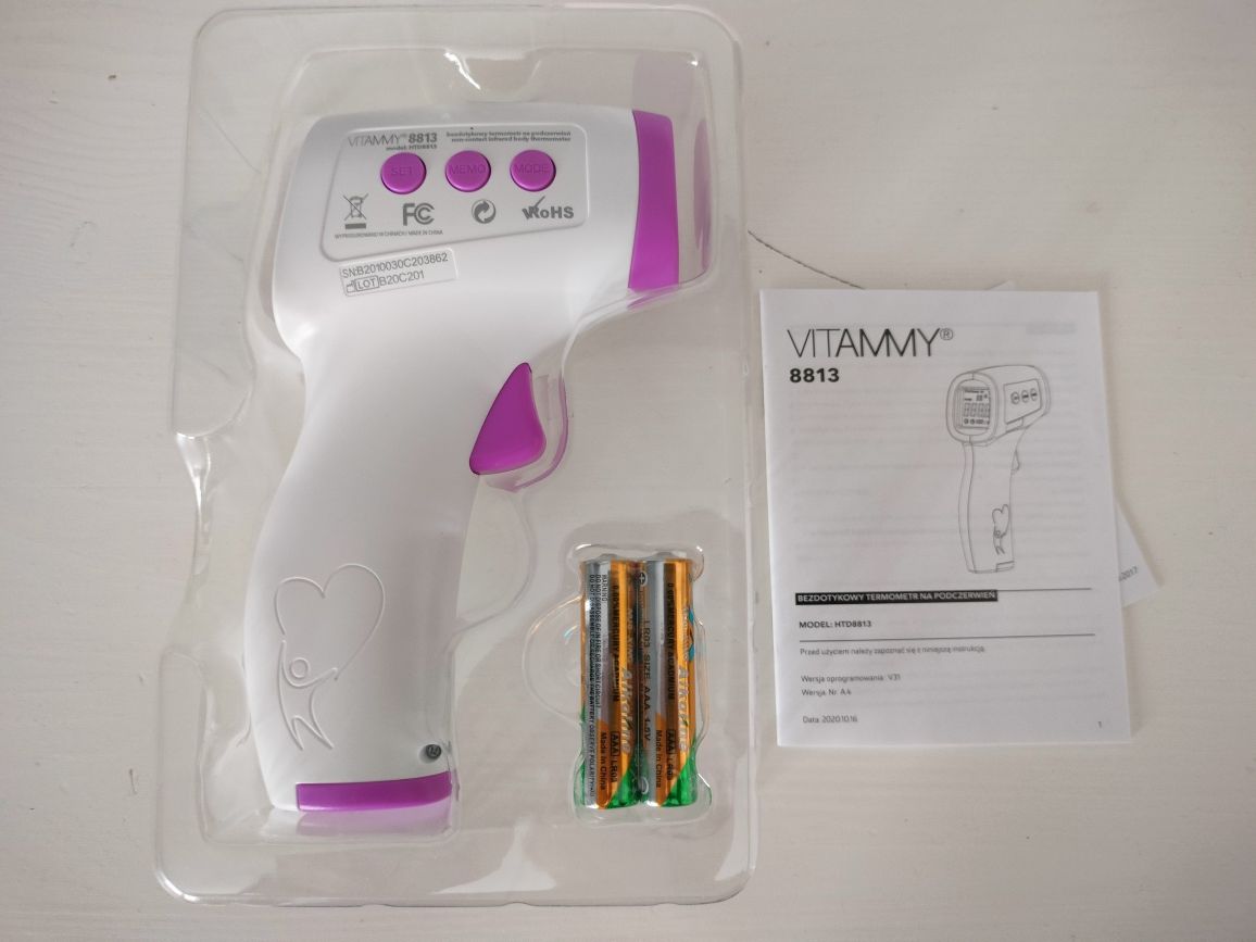Vitammy 8813 termometr bezdotykowy na podczerwień
