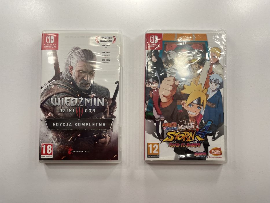 The Witcher 3 Complete Edition & Naruto UNS 4 all DLC nintendo switch