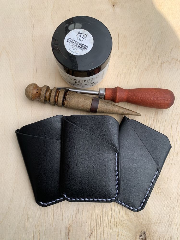 Card holder/ Etui na karty skórzane wykonane ręcznie