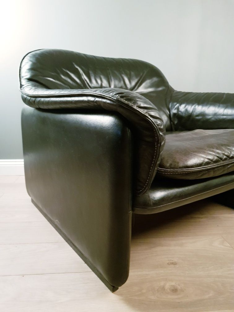 Designerski fotel De Sede DS016 skóra bydlęca - męska rzecz.