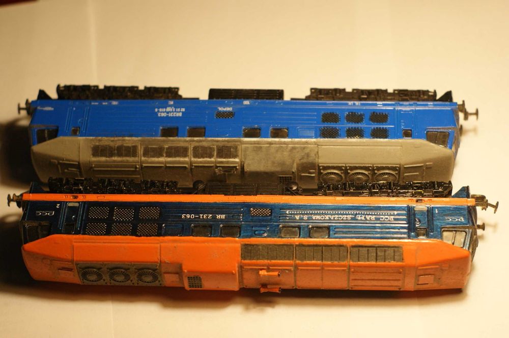 2 lokomotywy br232 stare piko