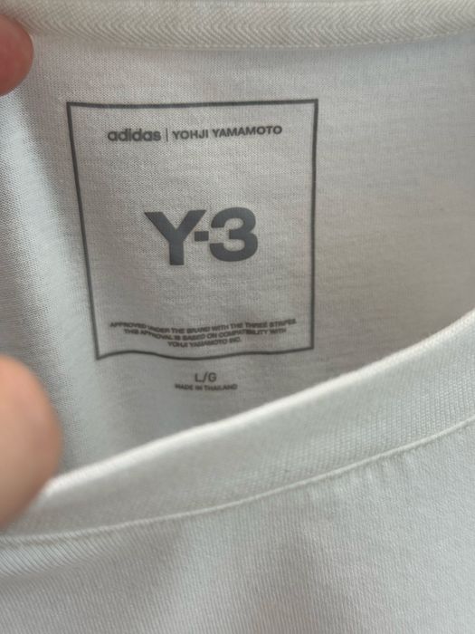 Білий лонгслів Y-3 x adidas