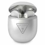 GUESS słuchawki bluetooth TWS GUTWST82TRS (Triangle Logo) srebrne