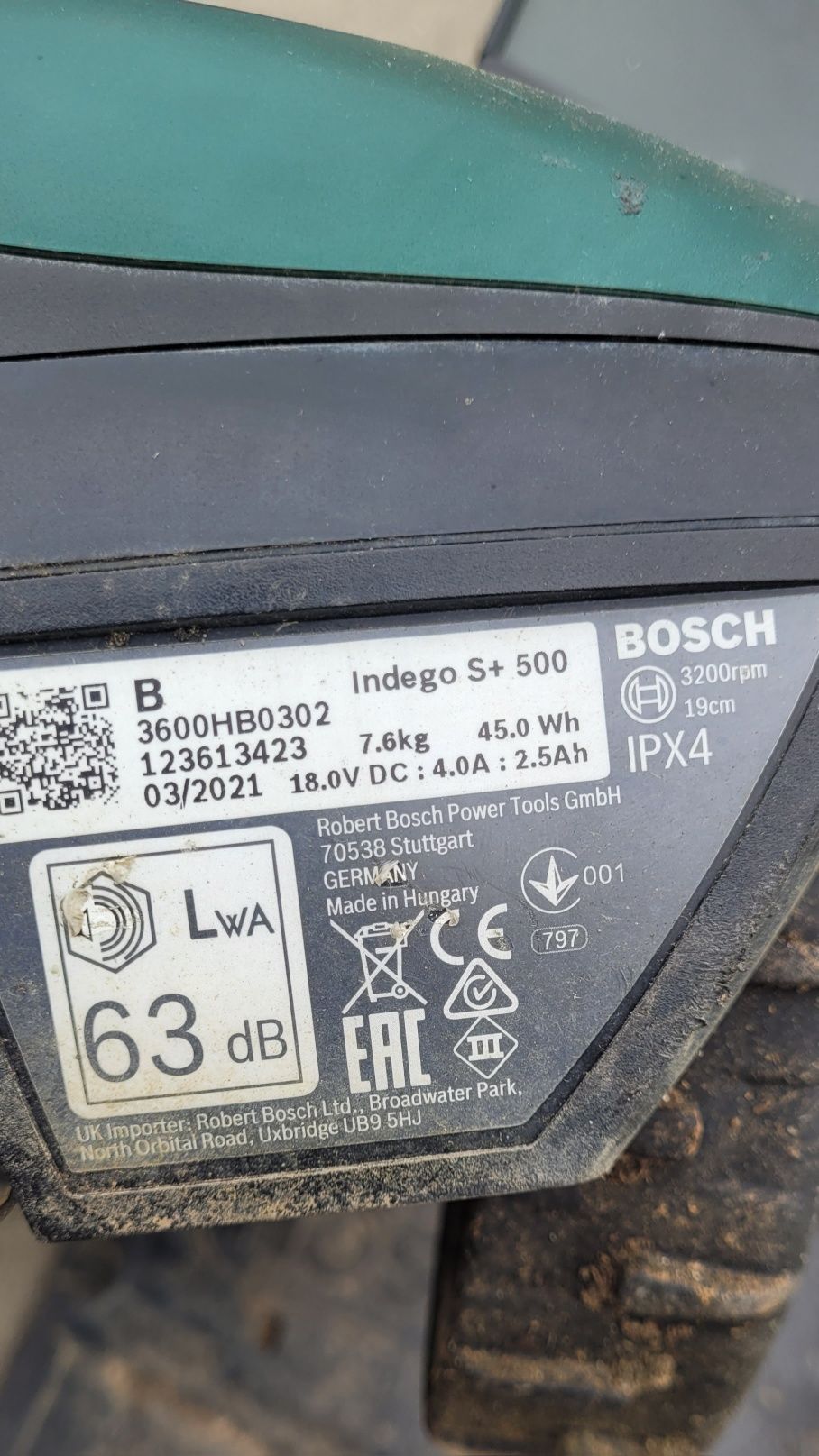 Robot koszący Bosch Inteligo S500 plus