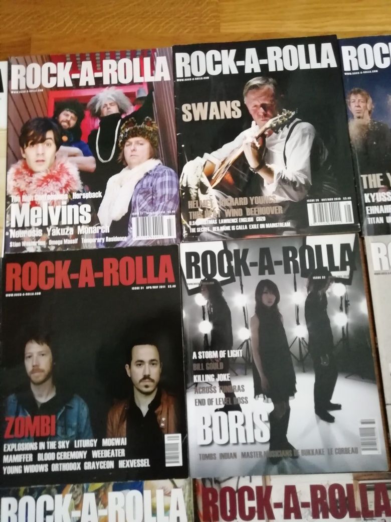 Rock-a-rolla Magazine (Preço para o Lote) Revista Música Alternativa