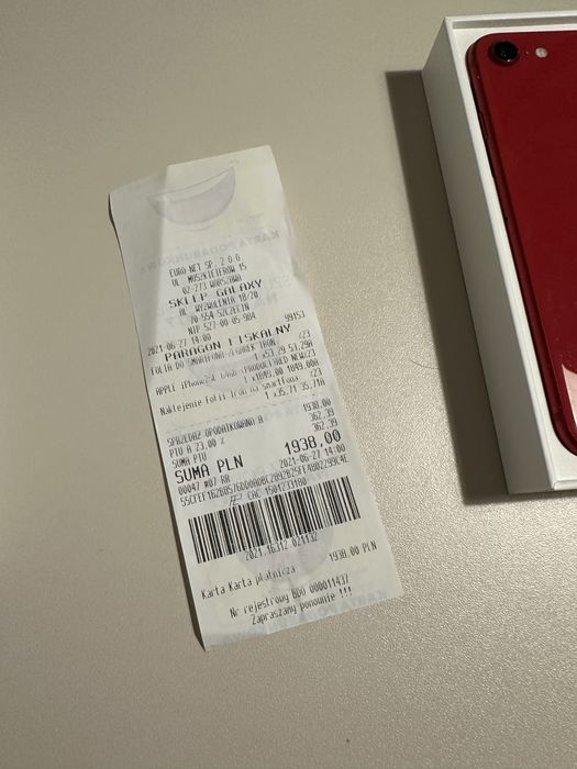 Iphone se 2 (2020) produkt red