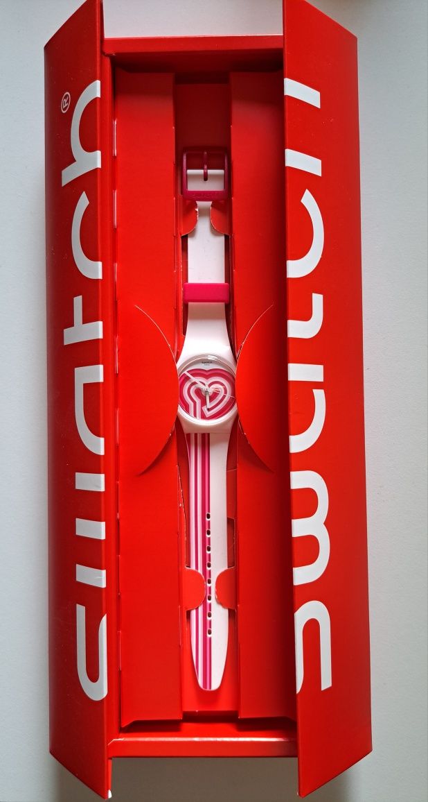 Swatch VALENTINE'S DAY BEATPINK GW214. Idealny prezent !