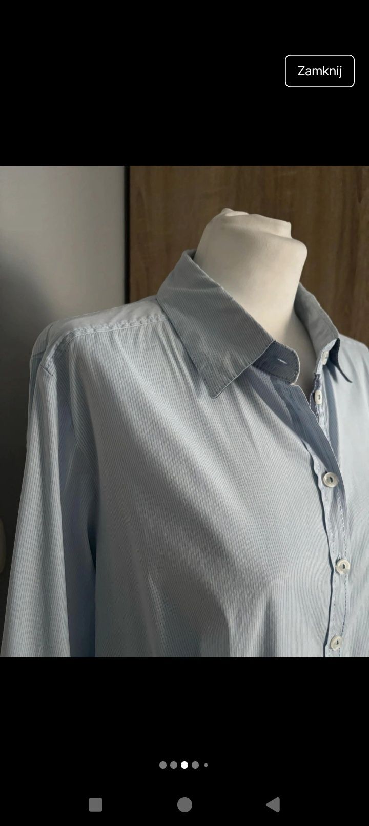 Elegancka koszula Gerry Weber błękitna w paski
