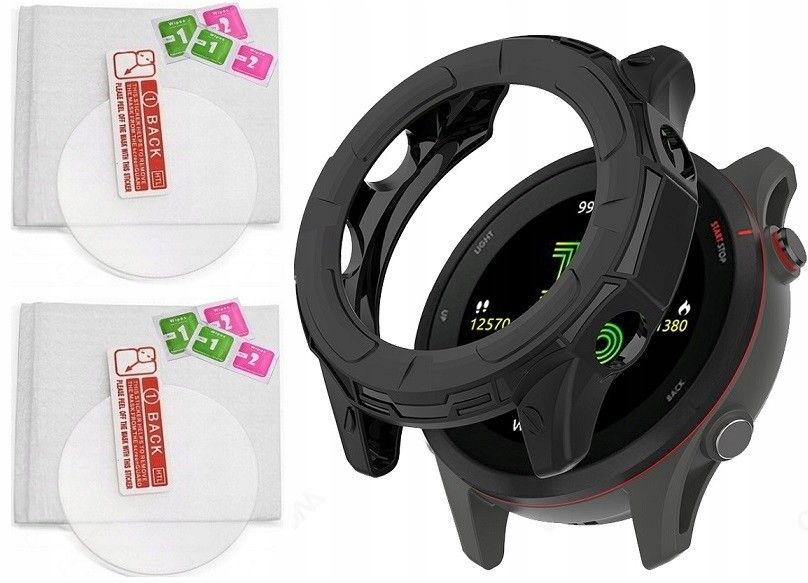 2x Szkło Hartowane + Etui do Garmin Forerunner 255