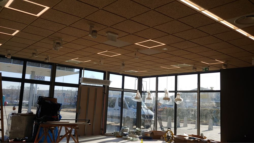 Sufity podwieszane typ Armstrong