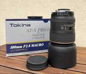Tokina 100 mm macro, Nikon F
