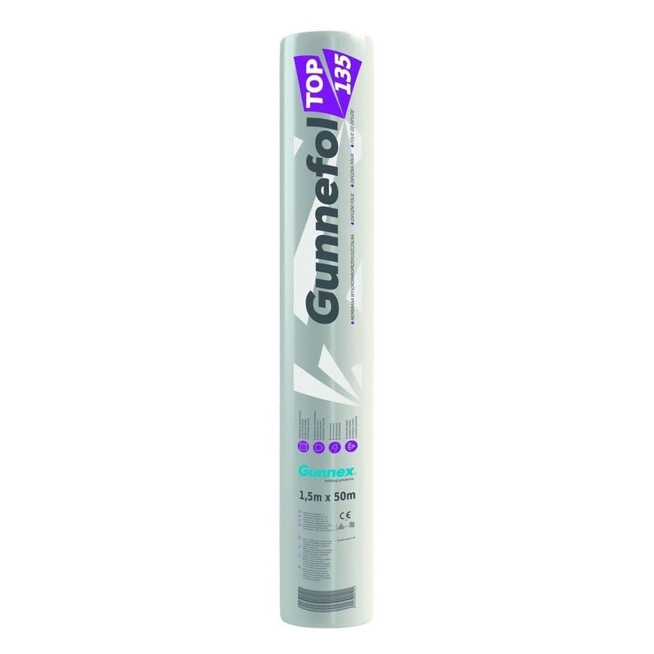 Membrana Dachowa Gunnefol 135g  rolka 75m szer150cm - NIEBIESKA