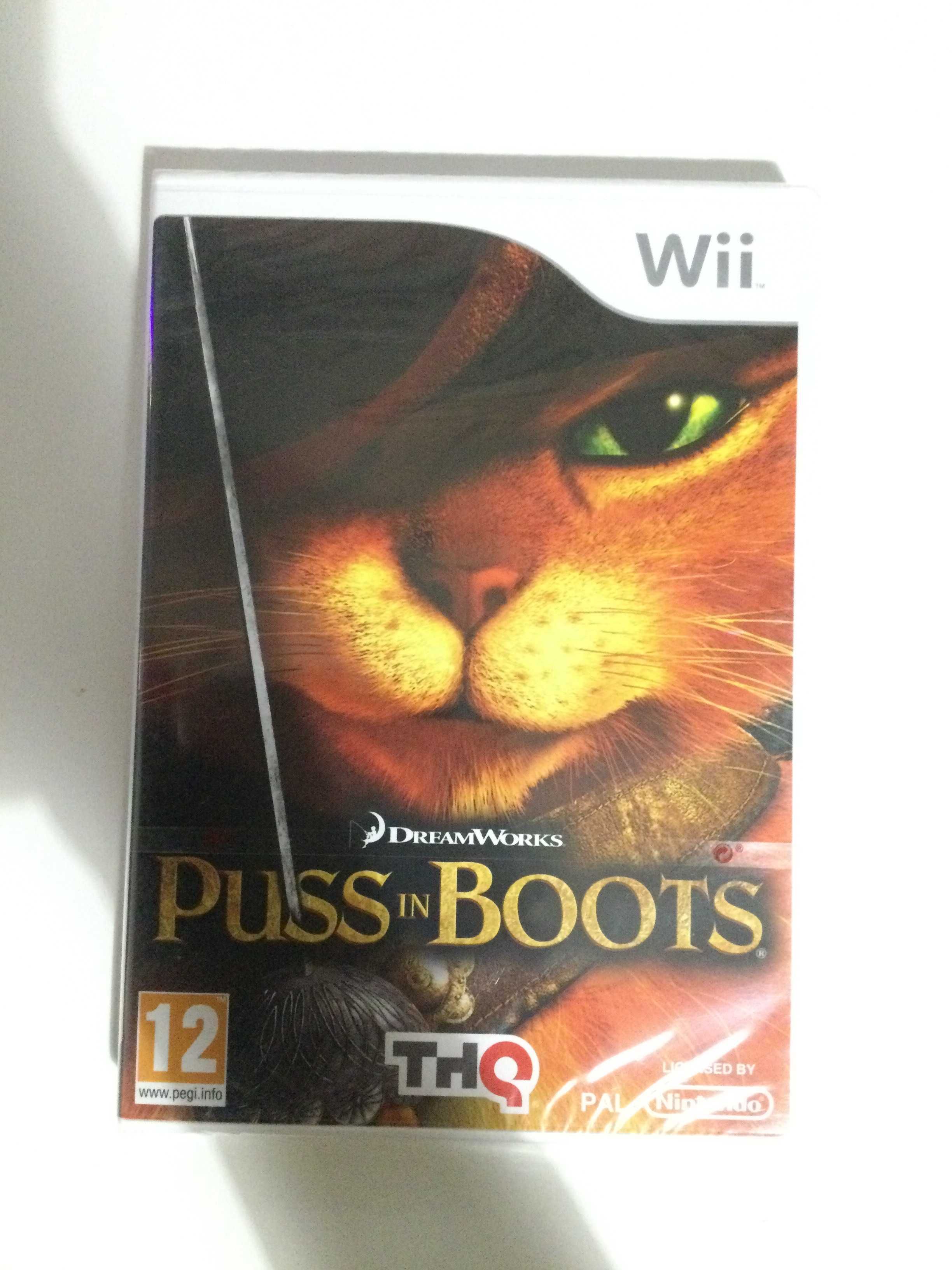 WII- Puss in Boots (selado)