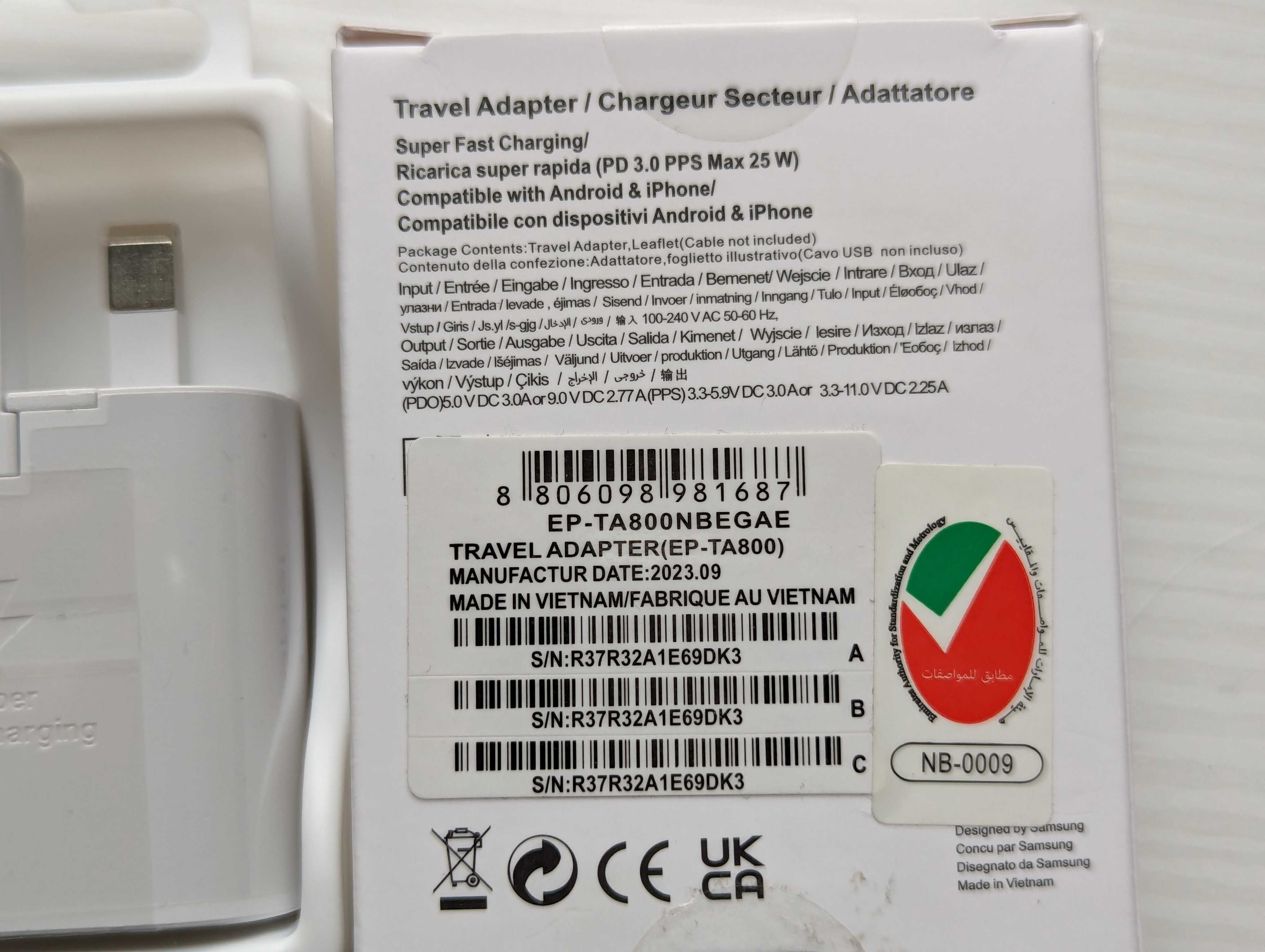 Быстрая зарядка адаптер блок Samsung orig 25w PD PPS IPHONE ANDROID