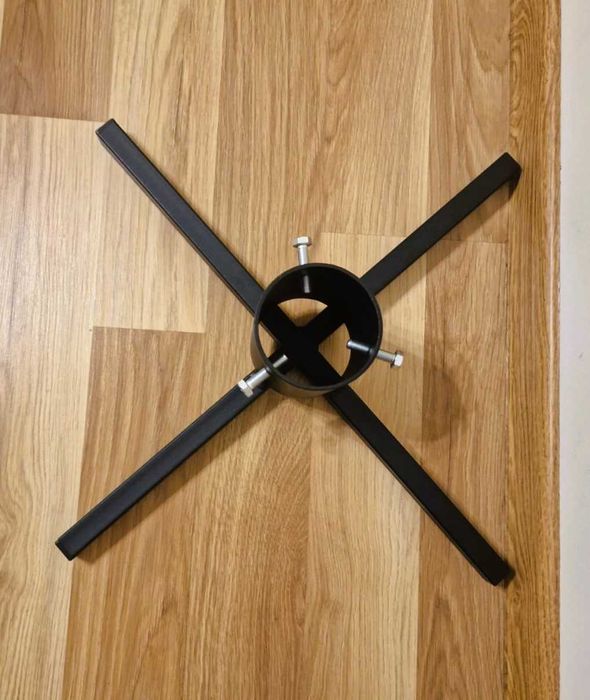 Stojak Na Pod Choinkę Choinkowy Metalowy Czarny Okrągły Loft Loftowy