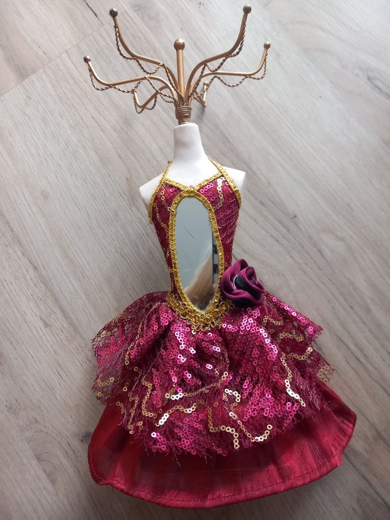 Francuski stojak na biżuterię, lalka wysokość  31 cm