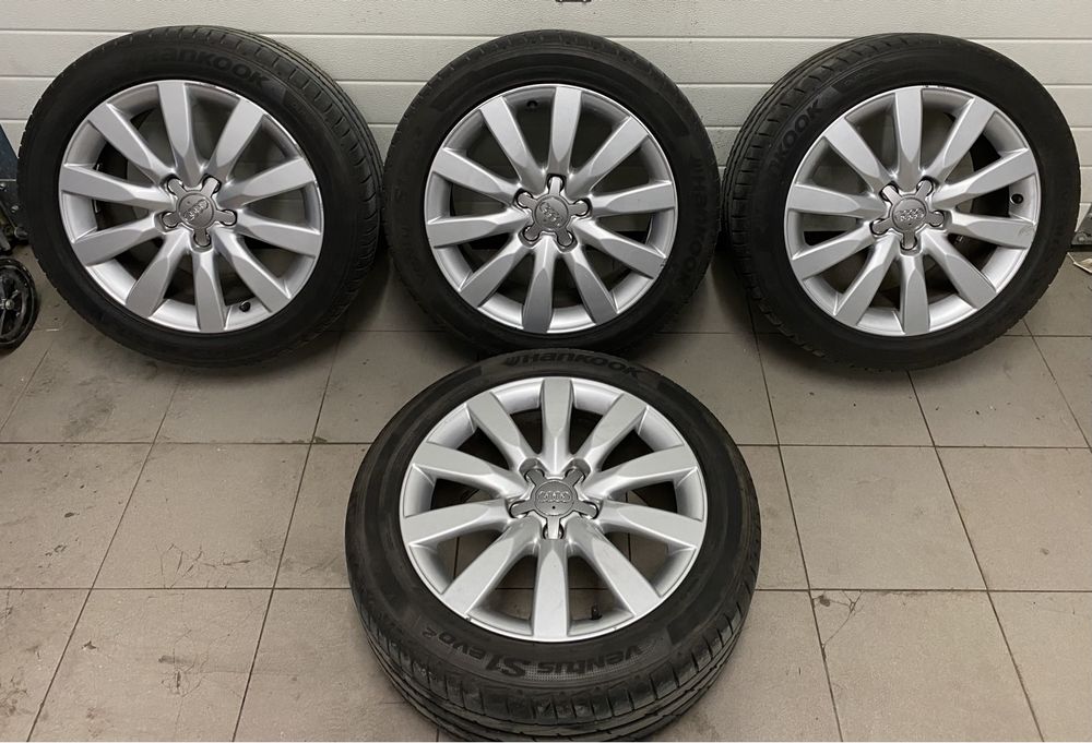 Alufelgi 5x112 audi 17 z oponami letnim 245/45/17