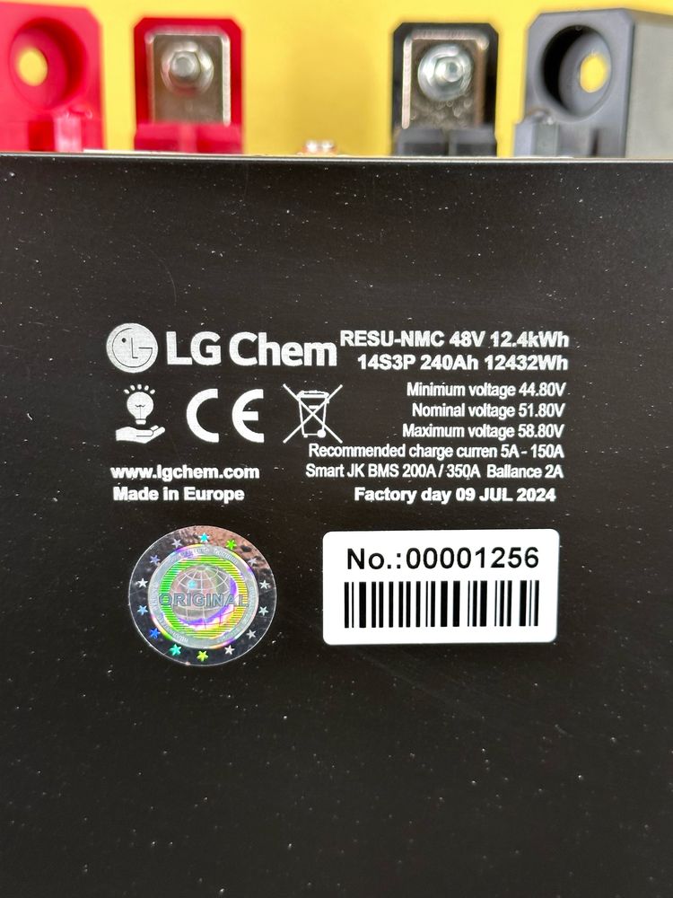 Аккумулятор LG Chem 14S3P 240Ah 12.43kWh BMS Smart для 48V інверторів