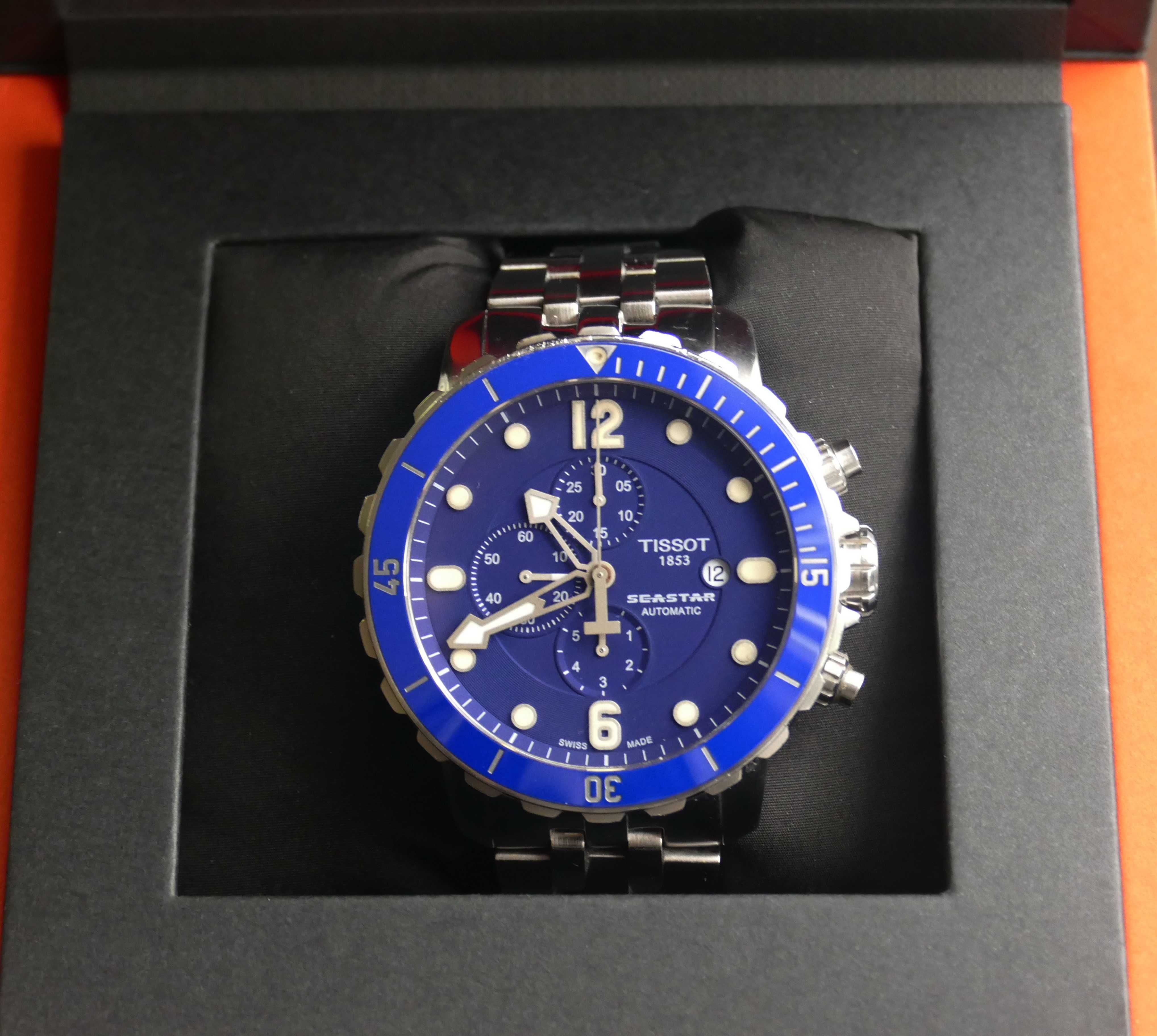 Tissot Seastar 1000 XL: 48 mm Chronograph Blue