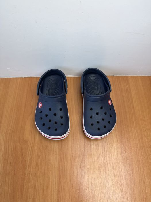 Шлепанцы Crocs Crocband размер 33 оригинал детские синие сабо тапочки