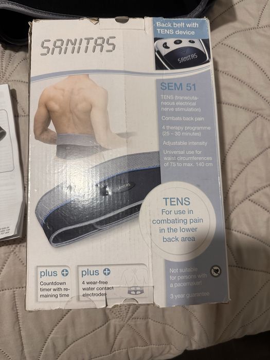 Pas do stymulacji mięśni pleców Sanitas SEM 51
