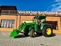 John Deere Seria R 4049R Dostępny od ręki w stanie idealnym  Ciągnik Traktor Johnn Deere z ładowaczem czołowym oraz przednim TUZ'em