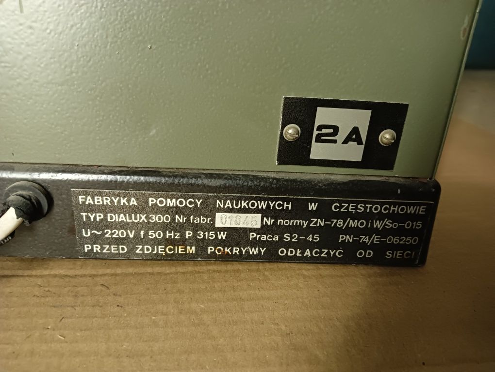Projektor, rzutnik Dialux 300 PRL