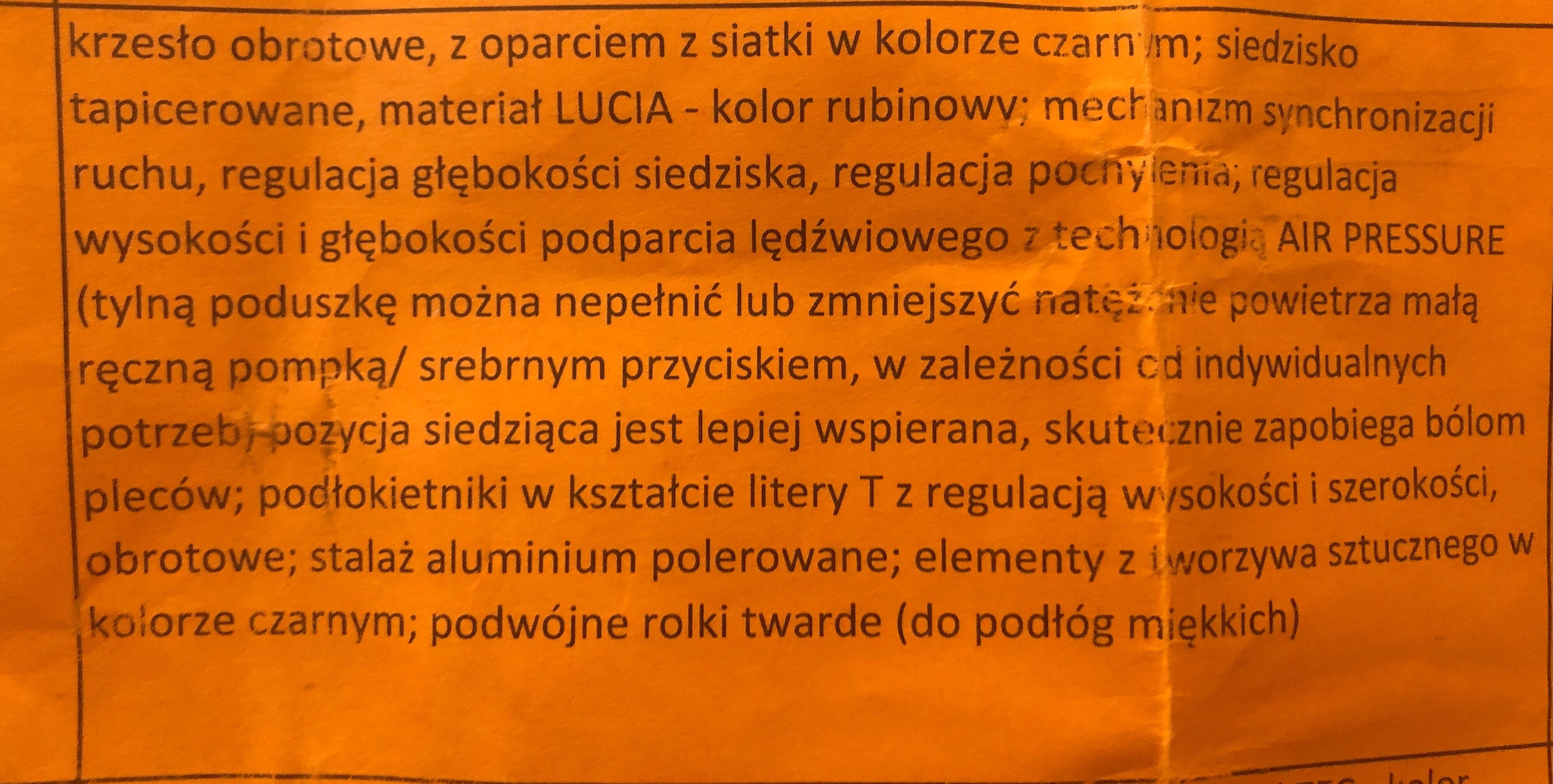 Krzesło biurowe Geos  17G2  niemieckiej firmy Interstuhl