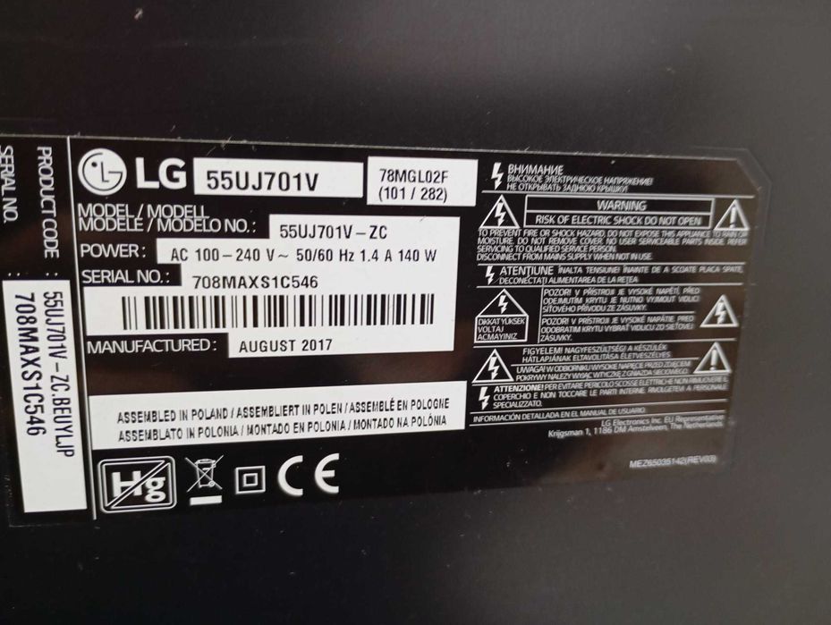 Tv lg para pecas