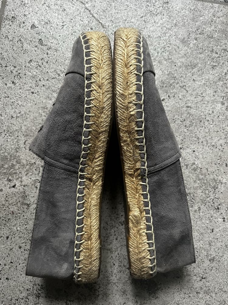 Szare espadryle chanel 38/39