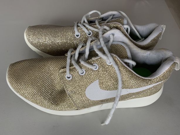Nike złote nude sportowe buty WF siłownia fitnes r.37