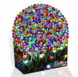 MOCNE Lampki Choinkowe Świąteczne Zewnętrzne Wewnętrzne 500 Led Kolory